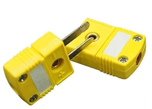 Sensoten 10pc Mini K-Type Thermocouple Wire Connector - Male Plug