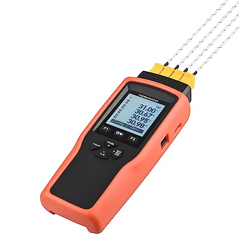 Sensoten 4 Channel Data Logger, Super High Accuracy ±0.1 Deg_C with Measuring Range -200℃~+1370℃