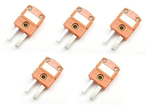 Sensoten 5pc Mini N-Type Thermocouple Wire Connector - Male Plug